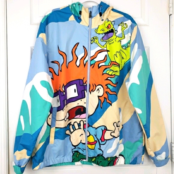 Rugrats Members Only windbreaker hoodie - Picture 4 of 8